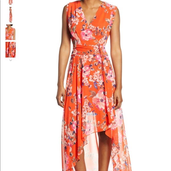 eliza j high low dress